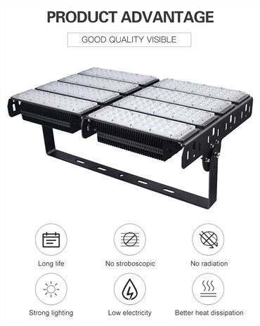 Tennisvöllur með LED ljósum 500W