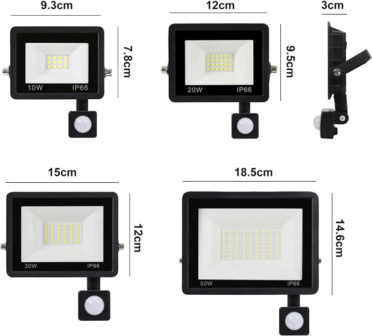 10w Led Motion Sensor Floodlight 1
