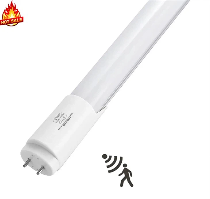 9W Innbyggður örbylgjuskynjari LED rör lampi fyrir bílastæði