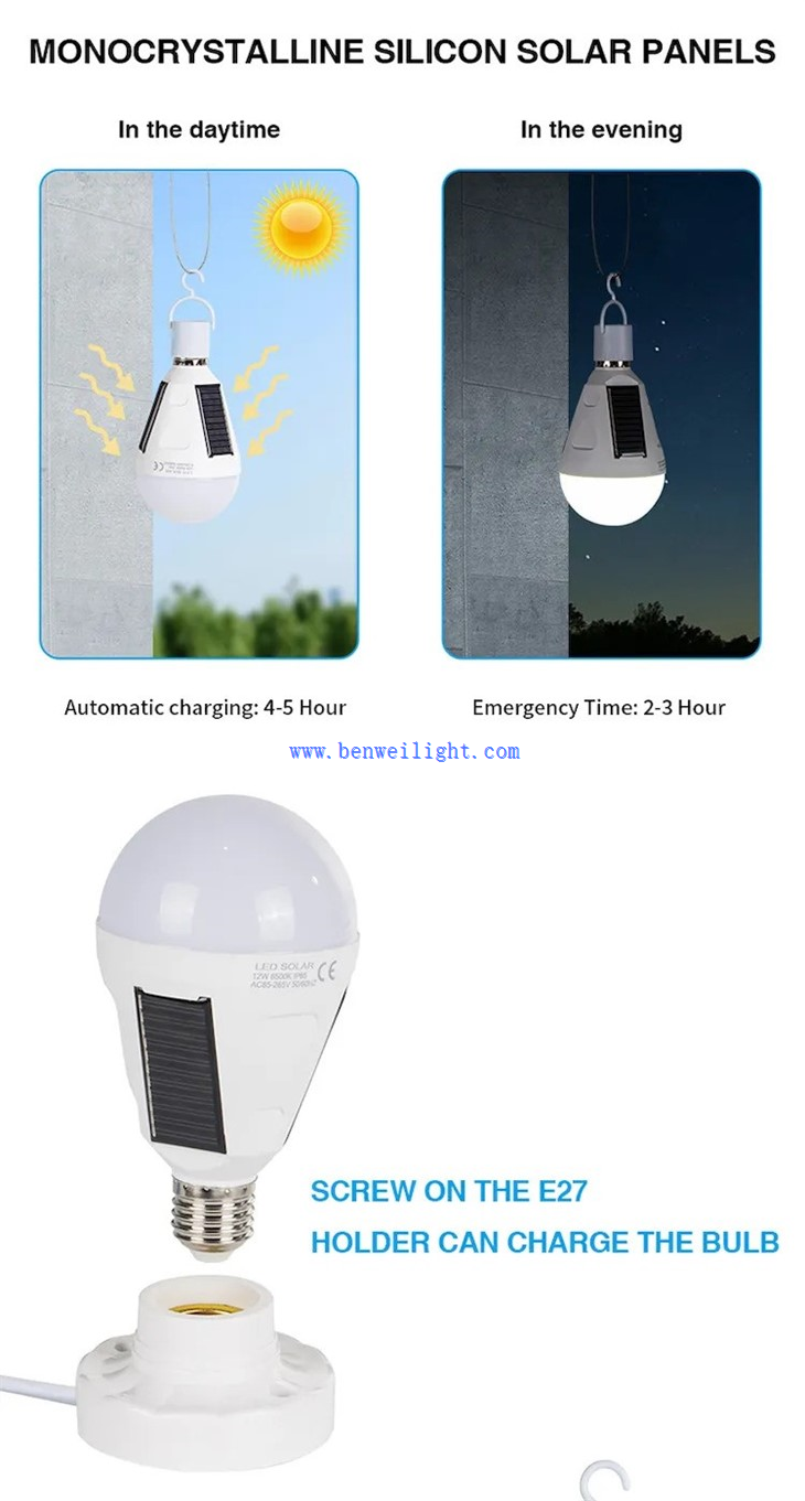 solar battery light bulb 6