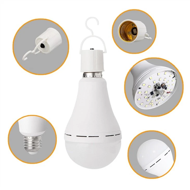 portable light bulb detail