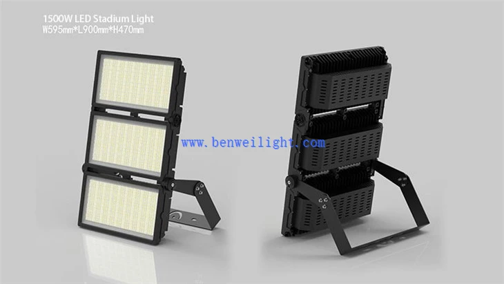 Led lýsing á fótboltavelli