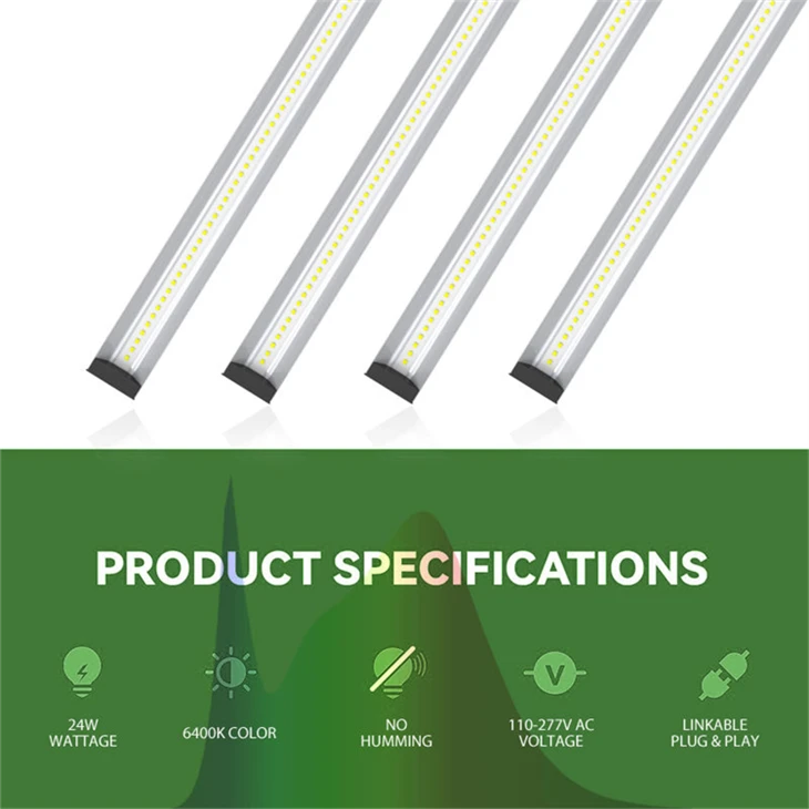 4ft T5 LED Grow Light Bar - Indoor Plant & Hydroponic Lighting