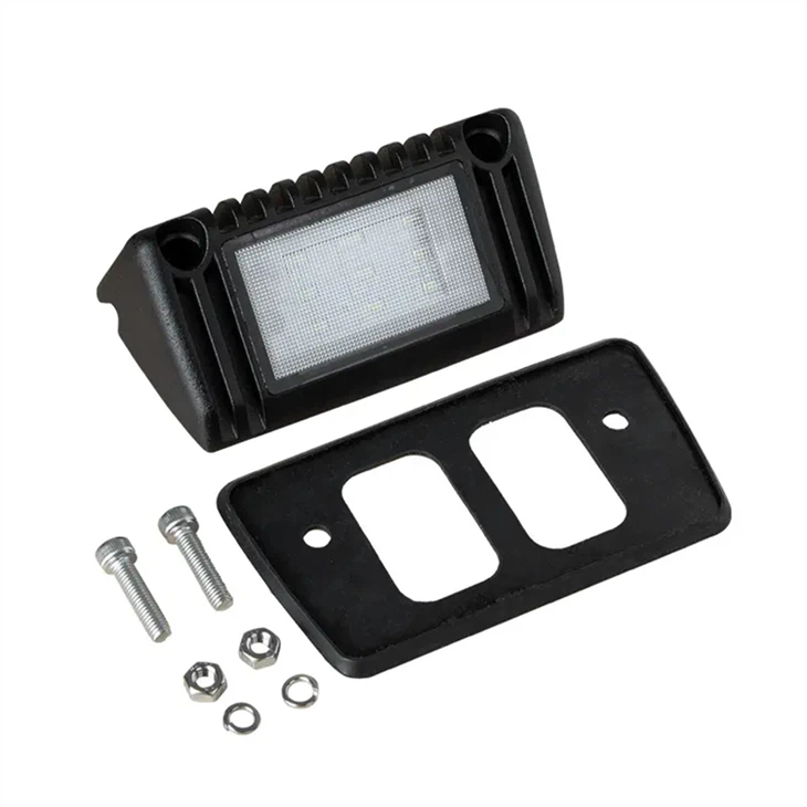 Leisure LED RV LED Ceiling Double Dome Light Fixture With ON/OFF Switch factory