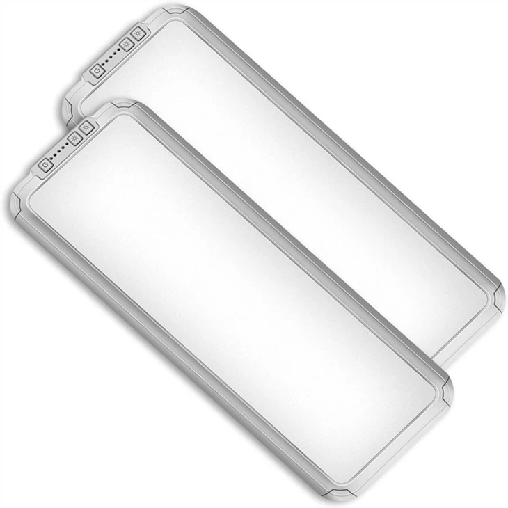 Leisure LED RV LED Ceiling Double Dome Light Fixture With ON/OFF Switch best