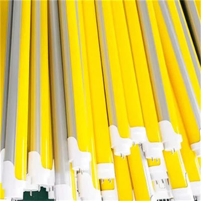 Yellow Cover Tube LED Lights Anti UV Light