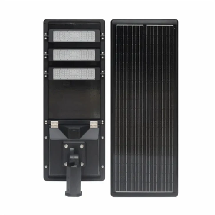 Sólar LED knúin götuljós 100W
