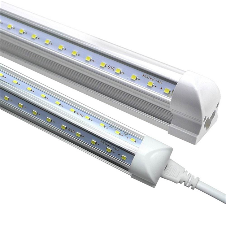 T8 V-Shape Integrated LED Tube Fixture|270° Beam|High Lumen best